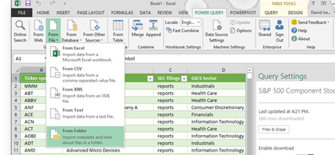 Excel 2016中的Power四兄弟