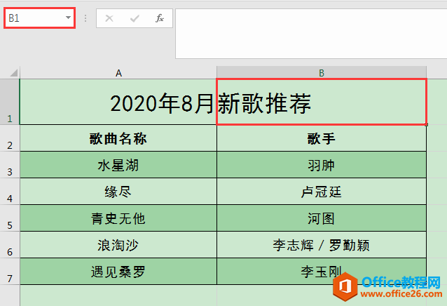 Excel办公技巧：在不合并单元格的情况下使标题文字居中显示