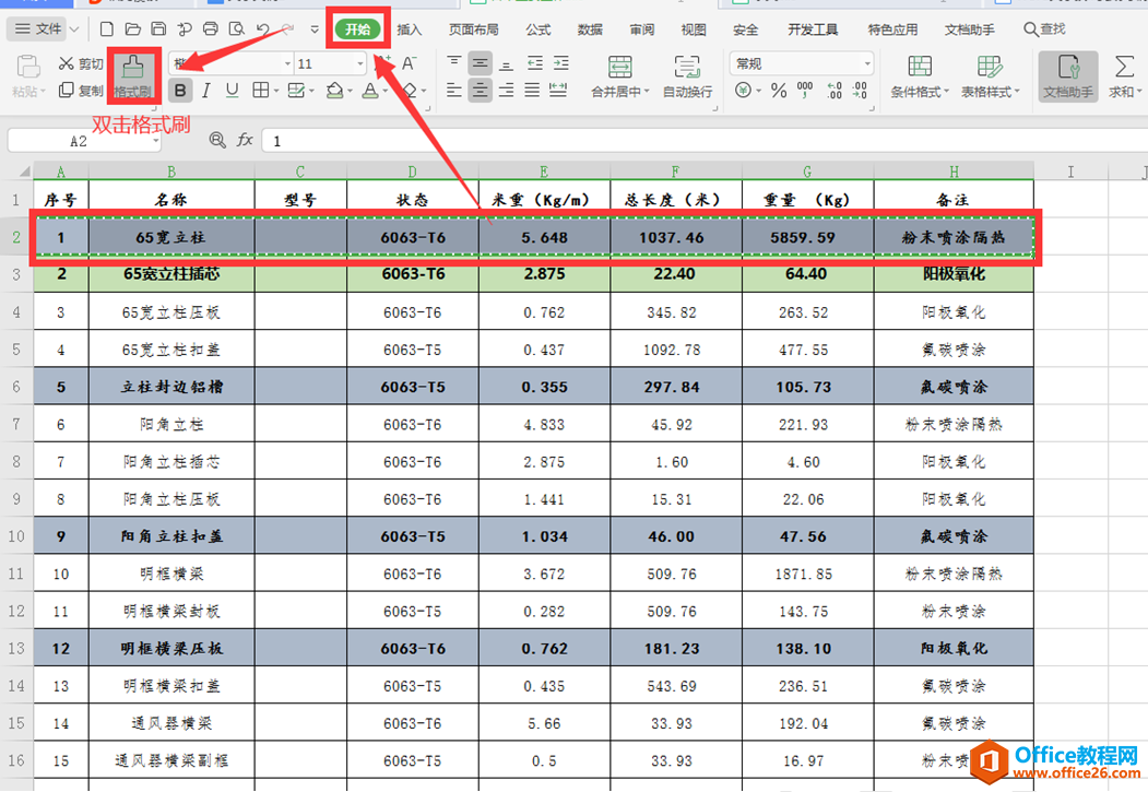 如何批量统一Excel表格样式