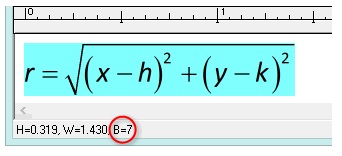 MathType公式大小