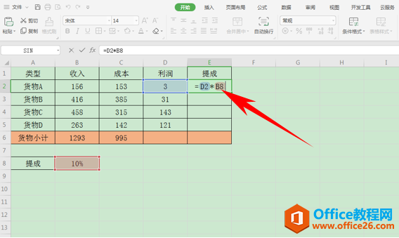 WPS excel相对引用与绝对引用的用法与区别