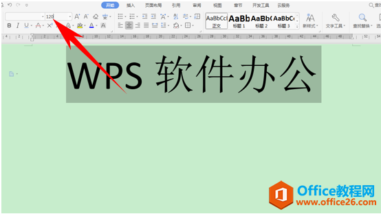 WPS word随意增大字体字号的方法