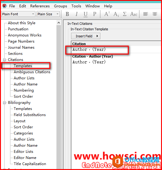 <b>EndNote 如何插入作者（年代）格式即Author（Date）格式文献方法</b>