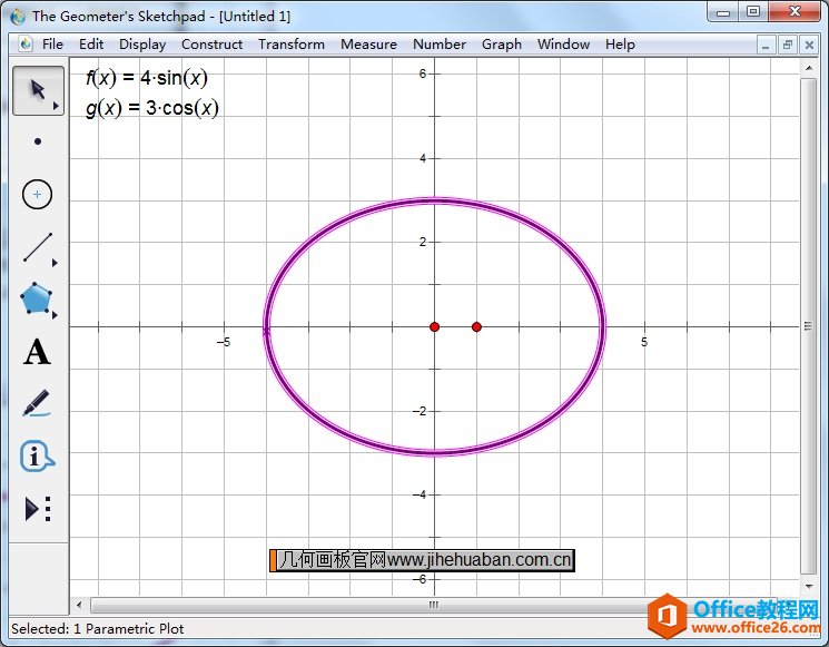 参数方程画椭圆