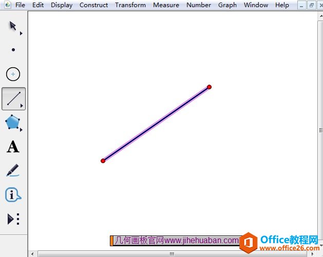 <b>几何画板中如何快速找到线段的中点</b>