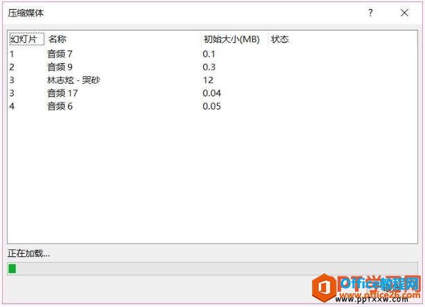 压缩ppt幻灯片中媒体的大小