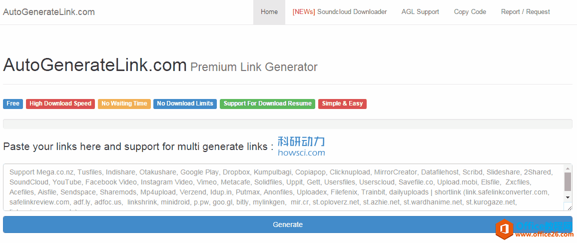<b>AutoGenerateLink 免费快速下载网盘和视频资源 免费下载</b>