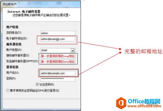 邮件发送时需要用的协议