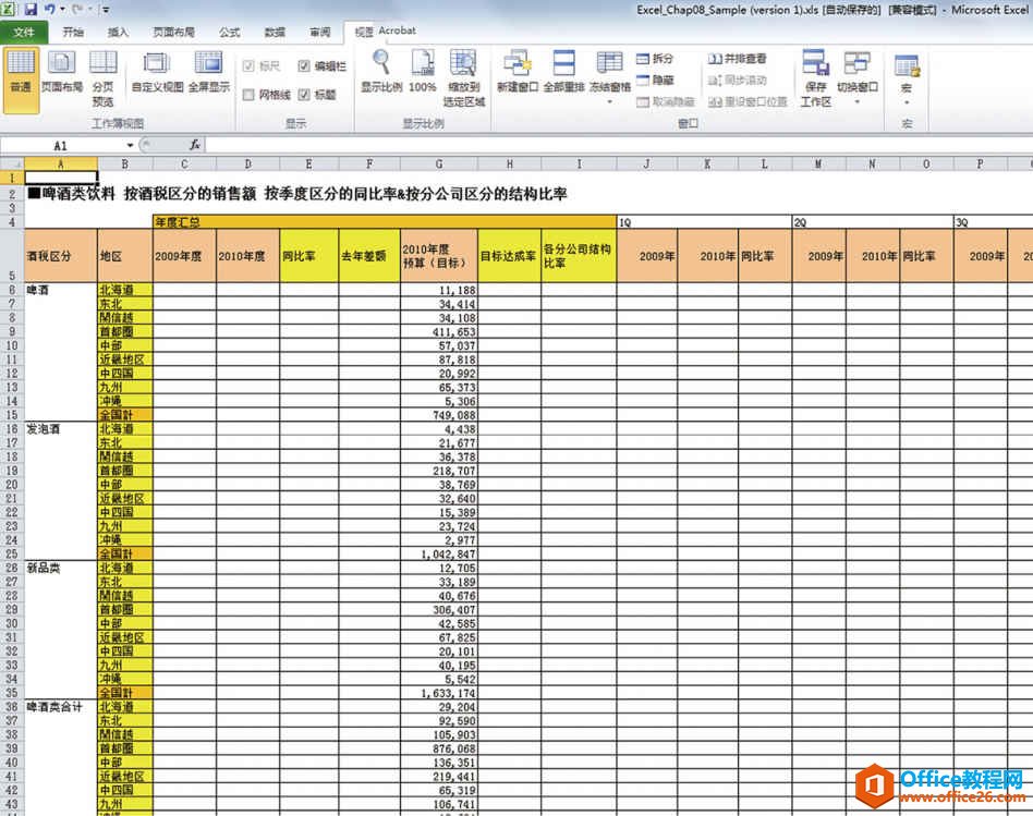 Excel文件共享注意要点:确认“设置打印区域”-office26.com