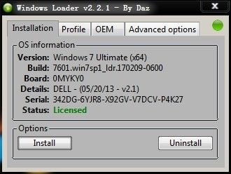 Windows Loader Win7 2008 2012 激活工具 2.2.2 正式版 免费下载