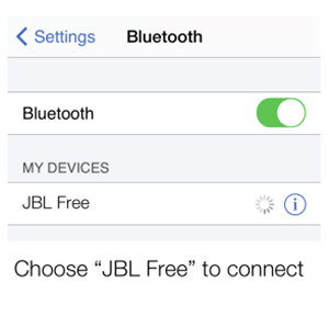JBL FREE耳机怎么连接到手机上
