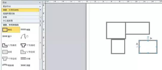 Visio | 用Visio快速绘制室内现场图