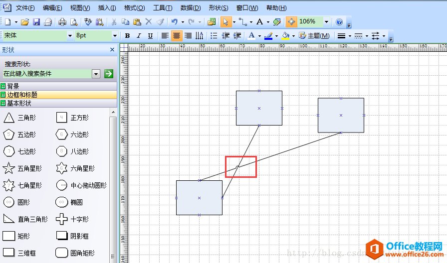 <b>visio 交叉线（跨线）去掉交叉点弯曲（弧形弯曲）的办法</b>