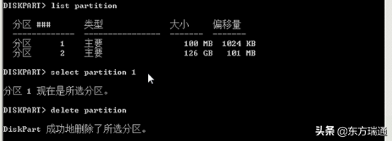 Windows硬盘分区:通过命令行进行Diskpart 磁盘管理