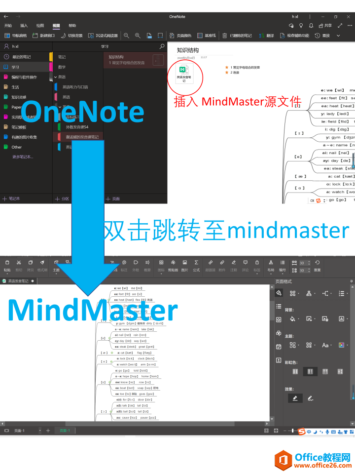 OneNote+ Mindmaster完美搭配使用图解详细教程