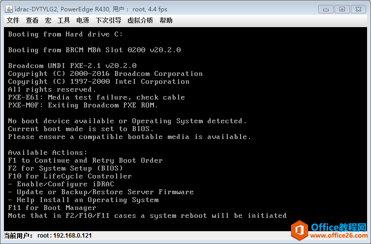 DELL R430 RAID划分，使用idrac口安装Windows 2012 server系统