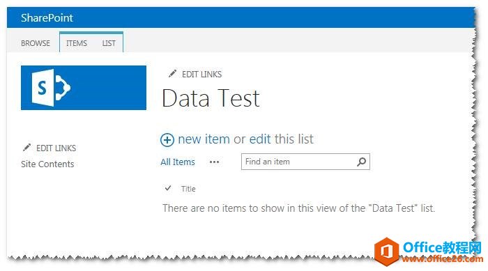 <b>SharePoint 列表关于大数据的测试</b>