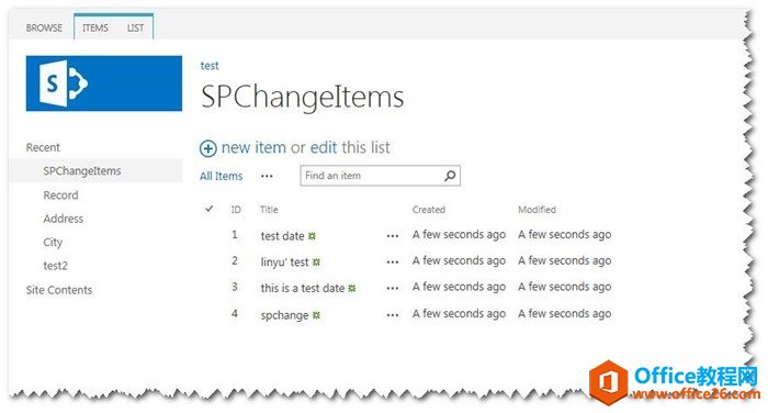 <b>Sharepoint 关于＂SPChange＂简介</b>