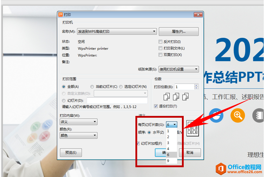 演示技巧—PPT演示技巧—将多张PPT打印在一张A4纸上