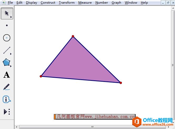 <b>几何画板中如何制作动点在三角形三边上的运动动画</b>