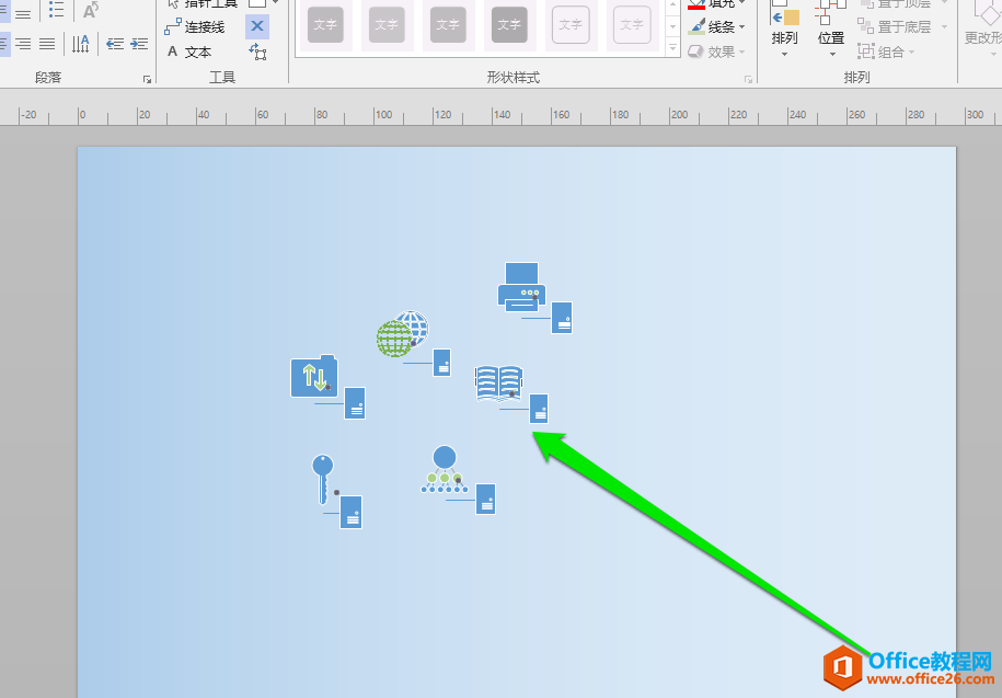 <b>Visio 调整图形之间间距的详细操作步骤介绍</b>