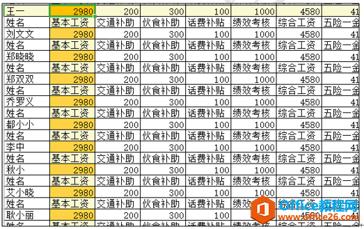 WPS excel如何快速按颜色替换内容