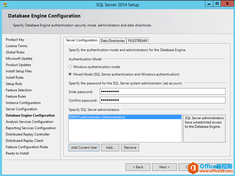 SQL Server 2014 安装 详细步骤图解教程