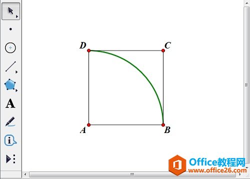 <b>几何画板 如何在正方形中构造花瓣图案</b>