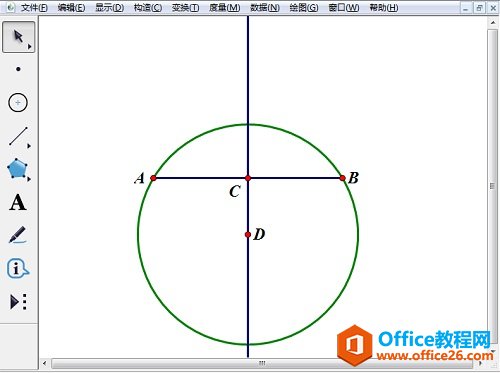 绘制过点A的圆D
