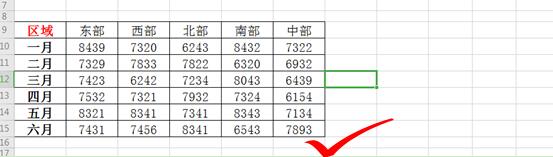 WPS excel如何调换表格的行和列