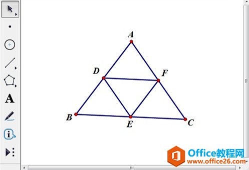 构造三角形三边的中点