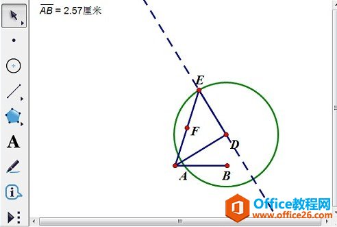 构造线段AD、AE和DE