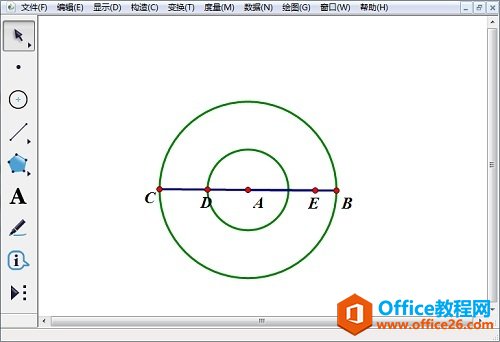 几何画板构造点与圆