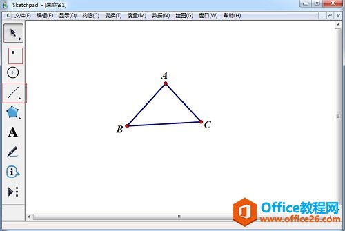 <b>如何利用几何画板绘制相似三角形</b>