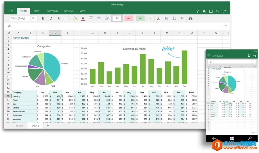 Excel for Windows 10