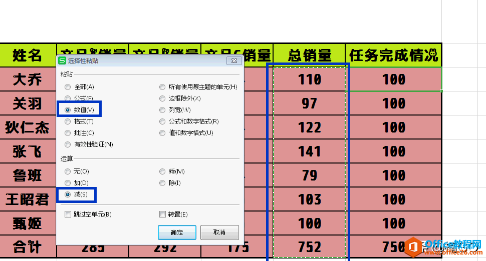 Excel小技巧——批量得出任务考核情况