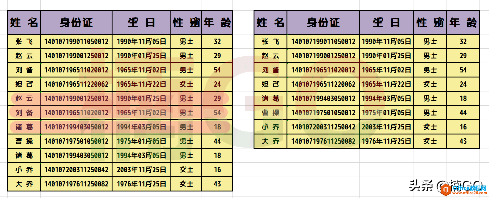 Excel小技巧——快速删除多行重复数据