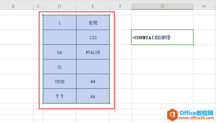 Excel表格技巧—如何统计有内容的单元格数量