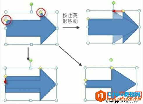 在PPT中编辑图形的形状