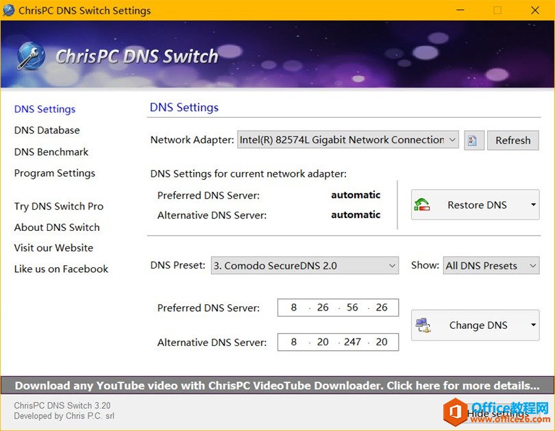 ChrisPC DNS Switch