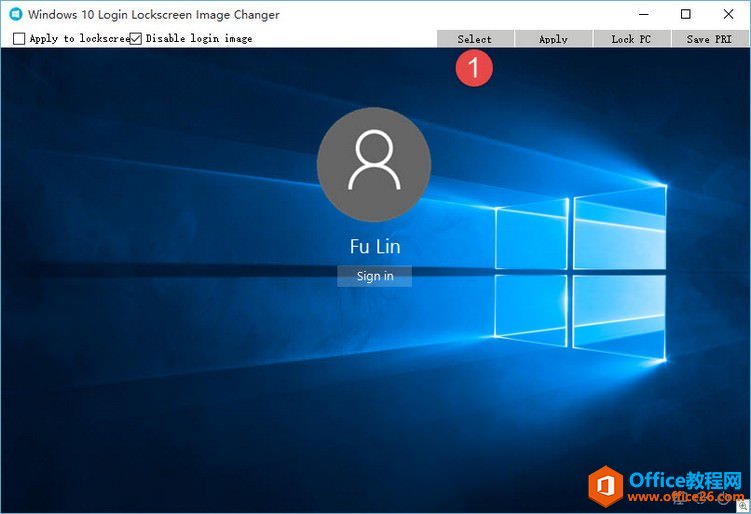 Windows 10 Login Lockscreen Image Changer