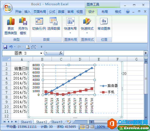 移动excel图表绘图区的位置