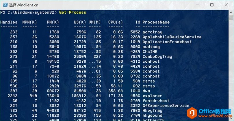 PowerShell VS 命令提示符