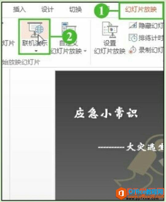 <b>PPT联机演示功能 使用实例技巧</b>