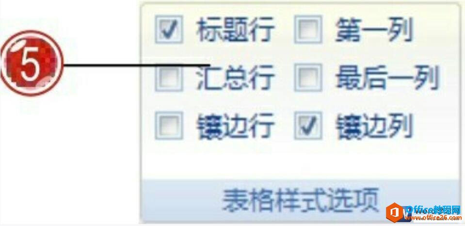 对word2007表格样式进行设置