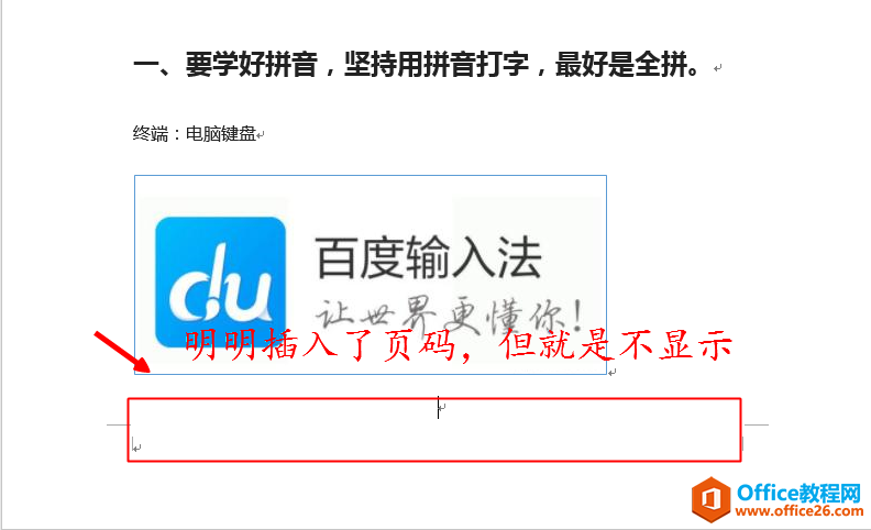 明明输入了页码，但有部分页码不显示，这是怎么回事？