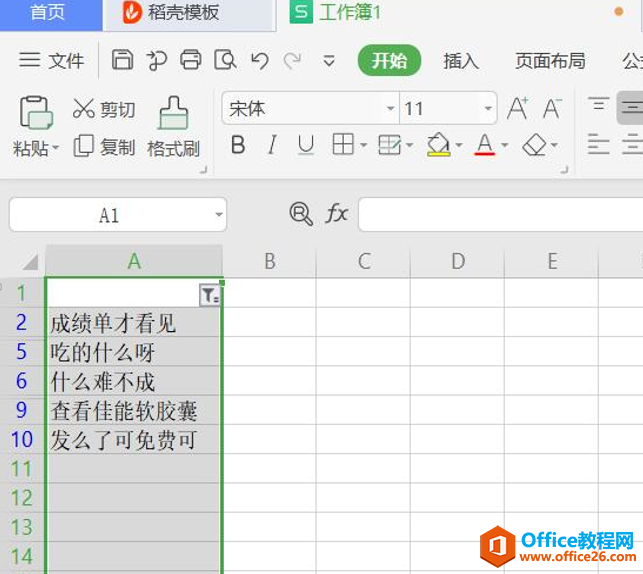 表格技巧—如何在Excel 中同时筛选多个关键词