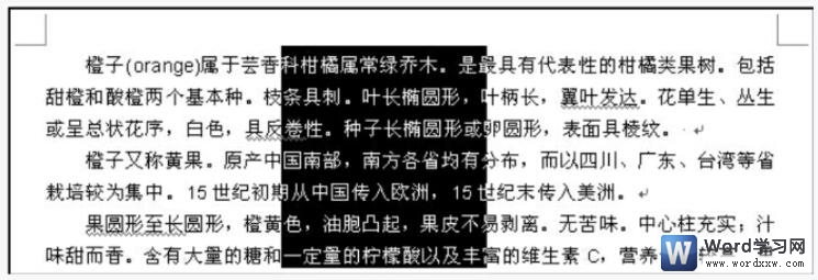 word2003选择不连续文本