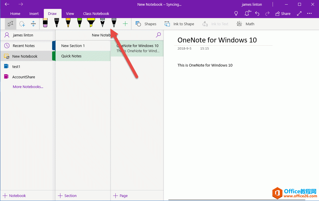 OneNote 16001 （2018 年）