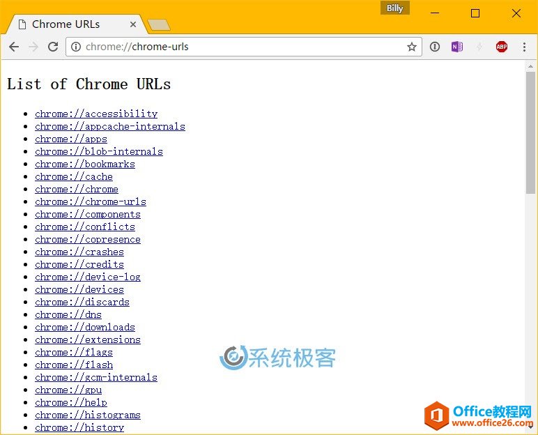 chrome-hidden-url